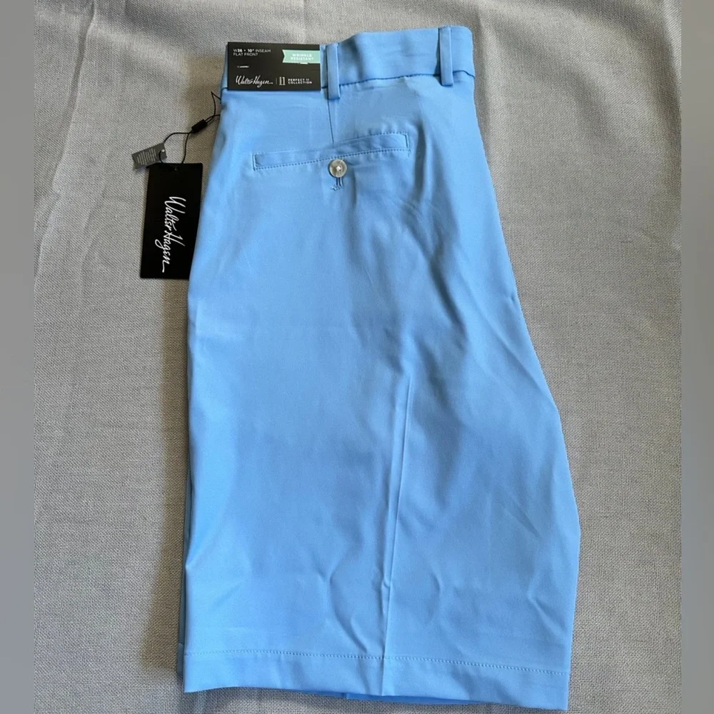 Walter Hagen Perfect 11 Blue Golf Shorts - Picture 5 of 9